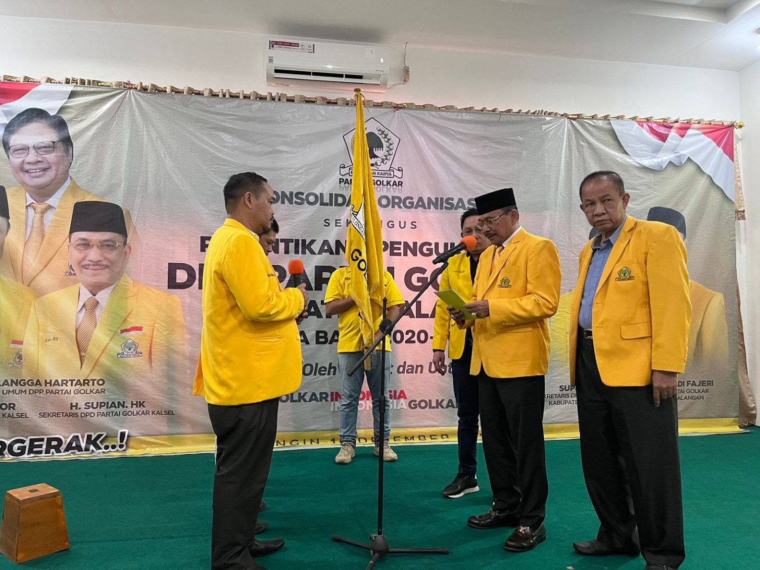 Dilantik, Ketua DPD Golkar Balangan Siap Kerja Keras Di 2024