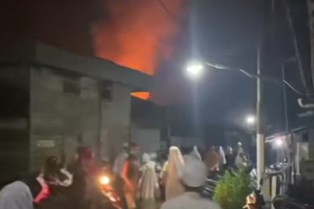 Kebakaran di gang sepakat, Kota Banjarmasin