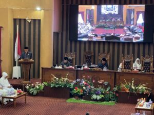 Rapat Paripurna di Ruang Sidang DPRD