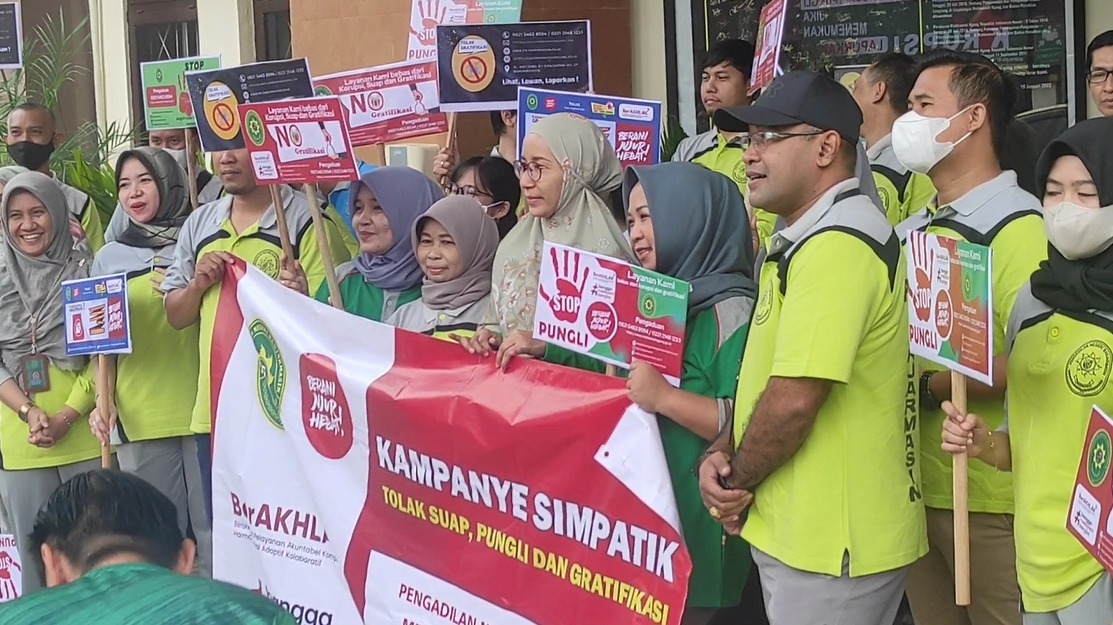 Pengadilan Negeri Banjarmasin Kampanyekan Gerakan Tolak Suap, Pungli ...