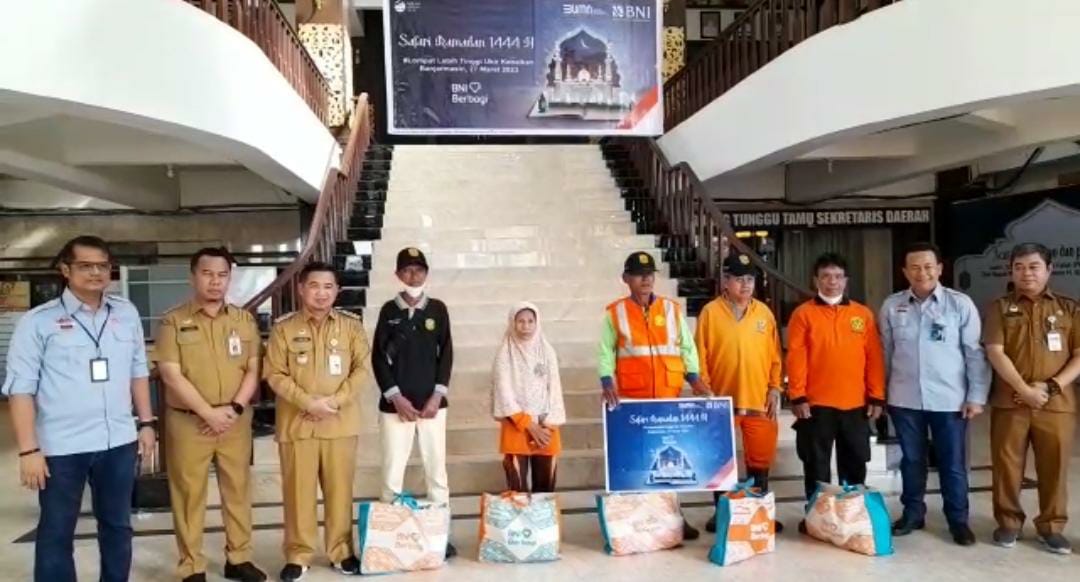 Pemko Banjarmasin Menerima Bantuan Berupa Paket Sembako