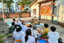 ibadah nyepi, di Pura Jagat Natha