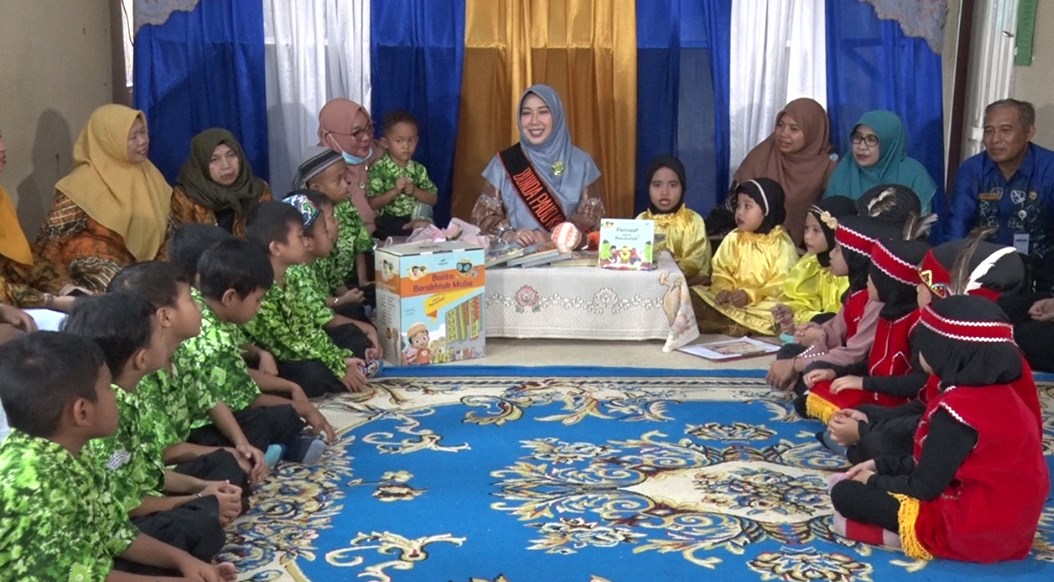 Bunda Paud Kota Banjarmasin Kunjungi anak paud Al Kautsar