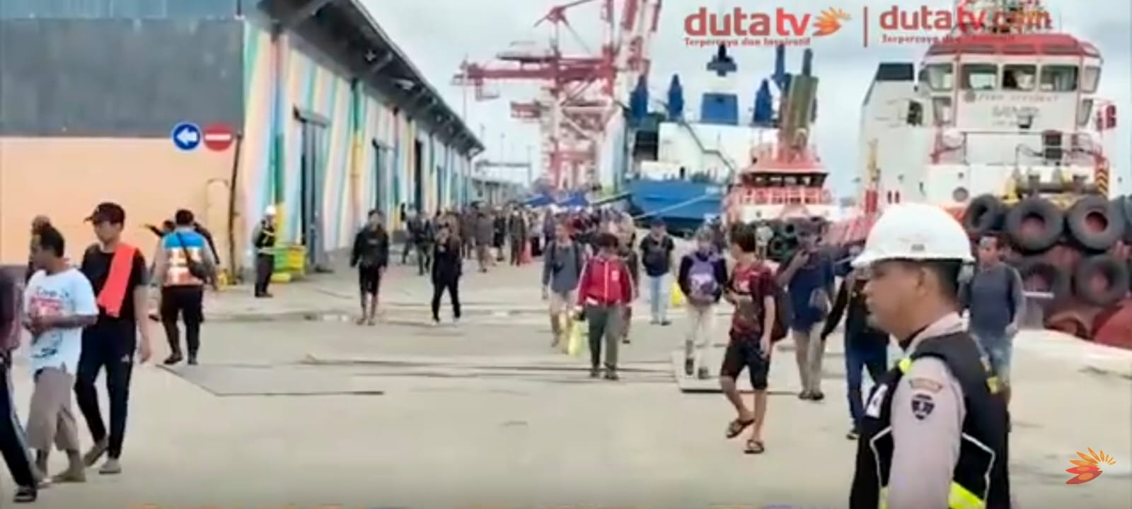 Mudik Lebaran di Pelabuhan Trisakti Banjarmasin (Dok Duta TV)