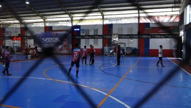 serikat pekerja dan serikat buruh dari berbagai penjuru Kalimantan Selatan mengikuti pertandingan liga futsal