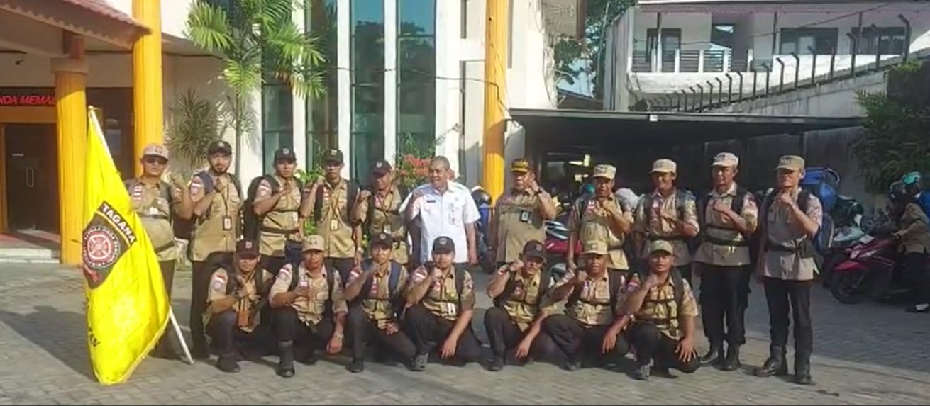 20 anggota Tagana Kalsel, akan berangkat ke Kabupaten Dharmasraya, Sumatera Barat
