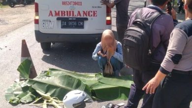 Korban kecelakaan di kawasan jembatan barito dievakuasi ke RSUD Ulin Banjarmasin