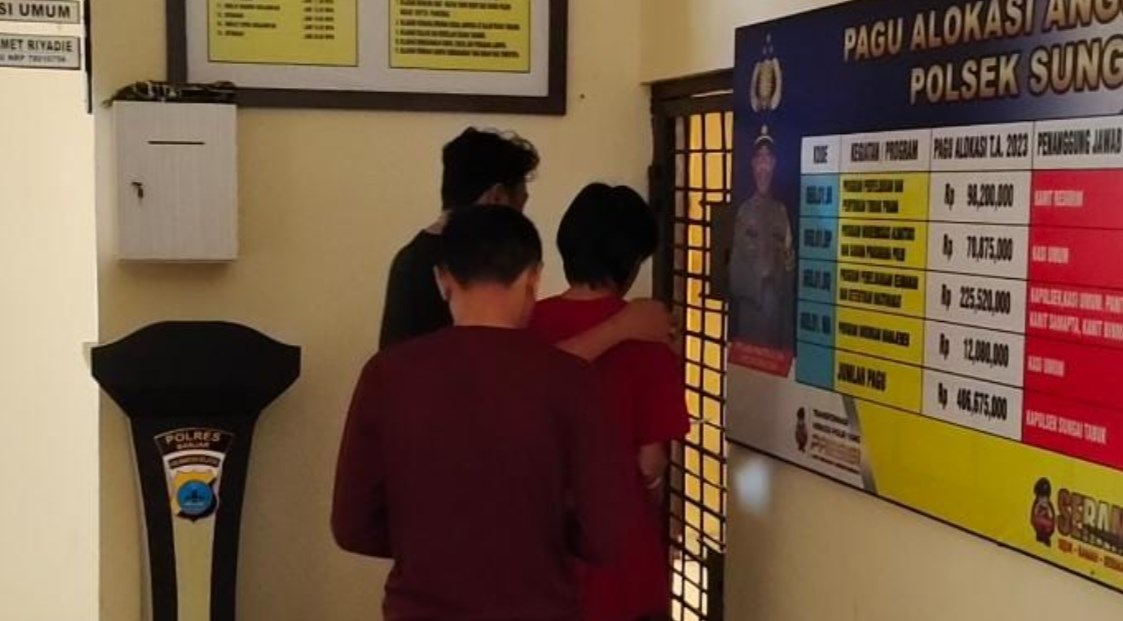 karena ucapan kasar, AB berurusan do Polsek Sungai Tabuk