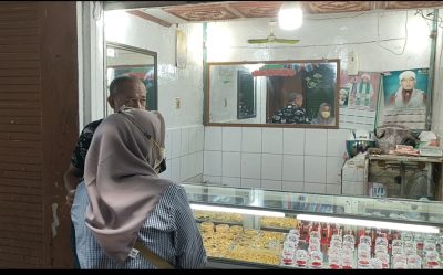 lokasi kejadian pembobolan di salah satu toko mas Pasar Sudimampir