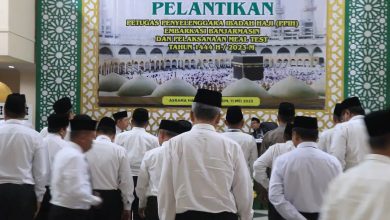 pelantikan Petugas penyelenggara Ibadah Haji Embarkasi Banjarmasin