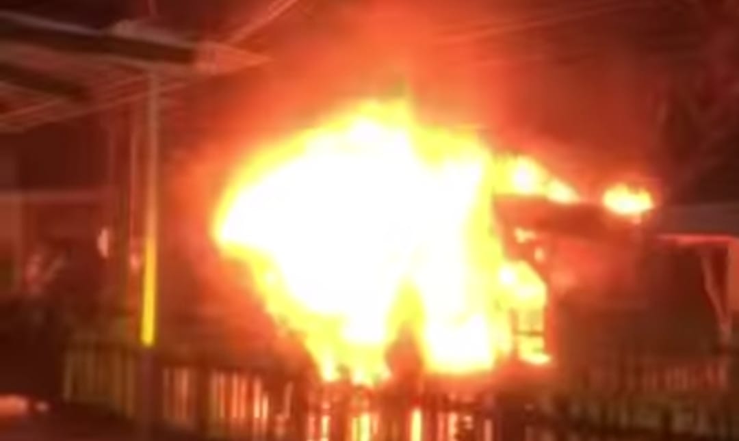 Kebakaran di Ratu Zaleha Banjarmasin