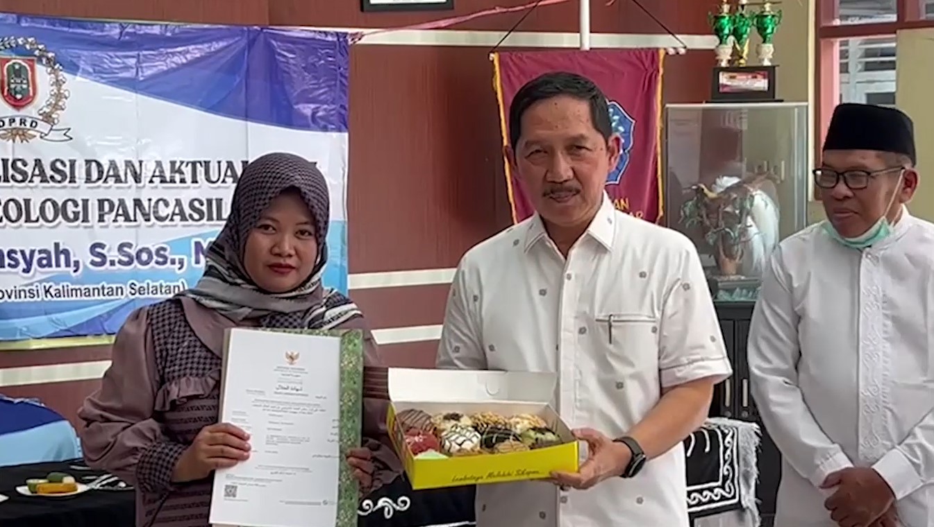 40 Pelaku UMKM Di Kabupaten Banjar Terima Sertifikat Halal