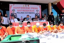 kasus pencurian, pejambretan, penggelapan, hingga penganiayaan yang diungkap di Polres Kotabaru