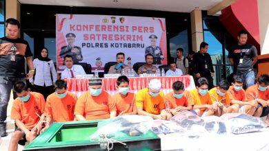 kasus pencurian, pejambretan, penggelapan, hingga penganiayaan yang diungkap di Polres Kotabaru