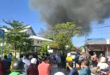 Kebakaran di Belitung Darat, Jalan Simpang Pilot, Banjarmasin Barat