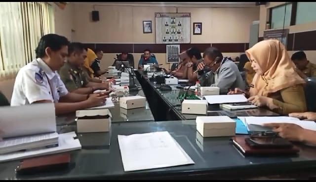 DPRD Kota Banjarmasin bersama Dinas Perhubungan langsung menggelar rapat persana
