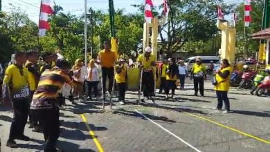 lomba yang digelar oleh pihak Dinsos Provinsi Kalsel dalam rangka memperingati Hari Kemerdekaan ke-78 Republik Indonesia