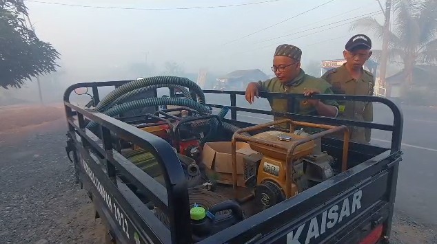 satgas karhutla siaga 24 jam atasi karhutla
