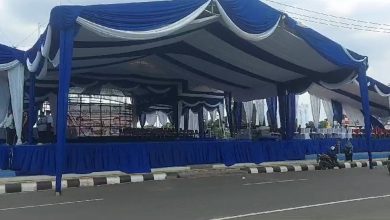 venue utama hari jadi kota Banjarmasin, di depan Balai Kota