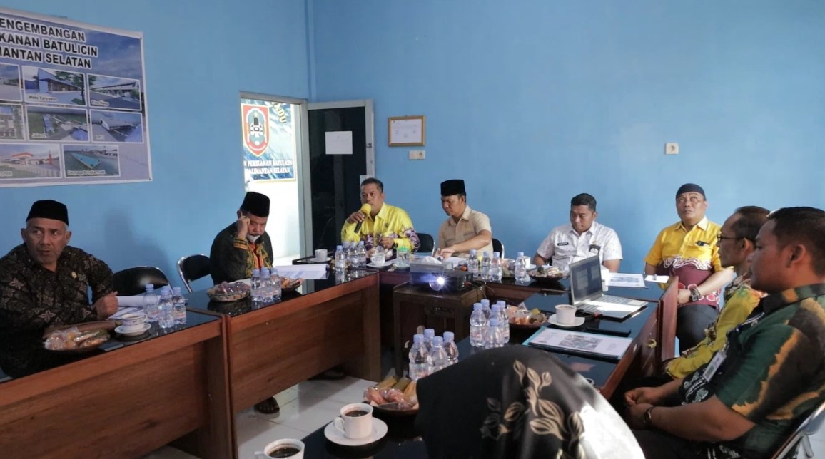 Pelabuhan Perikanan Pantai (PPP) Batulicin menjadi sasaran kunjungan kerja Komisi II DPRD Kalsel