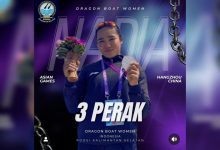Pedayung asal Kalimantan Selatan Nadia Hafizah, atlet Banua yang turun di nomor Dragon Boat 12 Crew Women