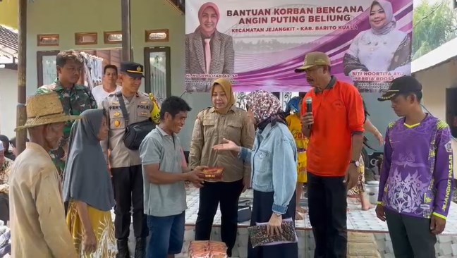 bantuan korban bencana alam puting beliung