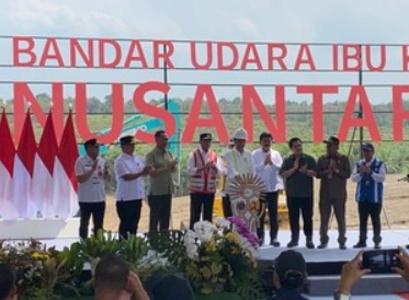 Jokowi Groundbreaking Bandara IKN Nusantara