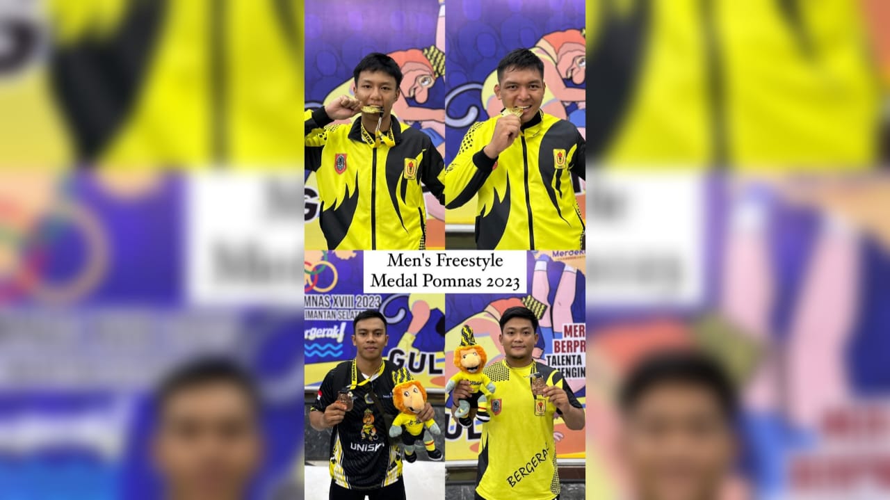 Gulat Kalsel sumbang medali, pada ajang POMNAS XVIII