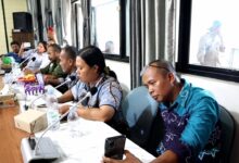 federasi serikat pekerja sawit yang tergabung dalam Serbusaka, mendatangi kantor DPRD Kabupaten Kotabaru