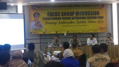 BPBD Kalsel menggelar FGD yang diikuti oleh perwakilan BPBD KabupatenKota se-Kalimantan Selatan