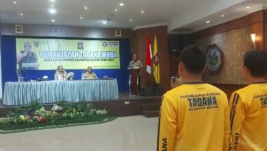 Dinas Sosial Provinsi Kalimantan Selatan menggelar pemantapan anggota Tagana Muda