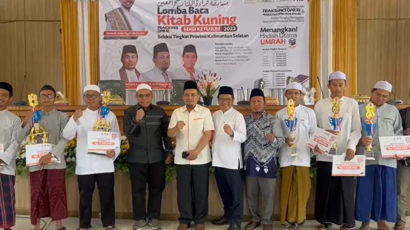 lomba baca kitab kuning tingkat provinsi yang digelar Fraksi PKS DPRD Kalsel