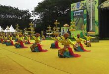 perayaan harjad ke-73 Kabupaten Hulu Sungai Selatan yang berlangsung di Lapangan Lambung Mangkurat Kota Kandangan