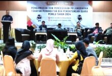 Badan pengawas pemilu (Bawaslu) Kalimantan Selatan, melakukan rapat koordinasi