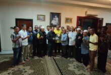 pengurus Asprov PSSI Kalsel menggelar pertemuan dengan para legenda pesepakbola Banjarmasin