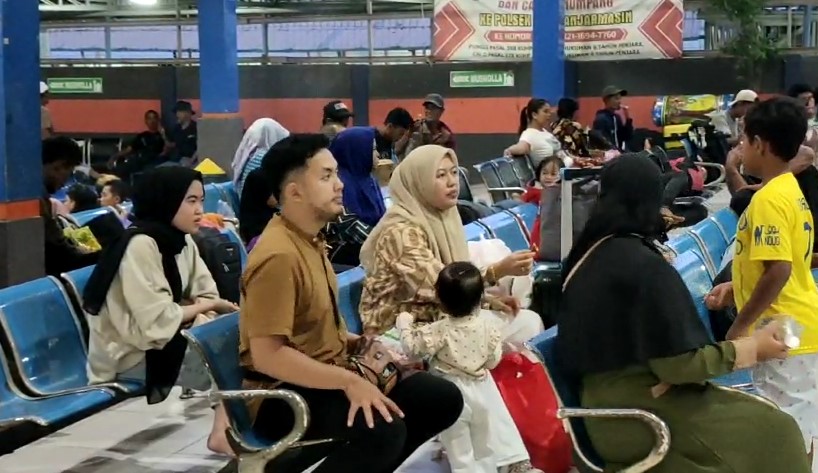 Muhammad Fuad Fajar dan keluarganya memilih mudik lebih awal