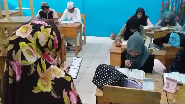 Suasana pesantren ramadhan SMPN 3 Martapura