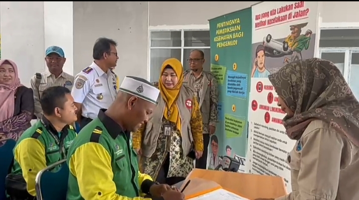 Dinkes Kalsel Fasilitasi Pemeriksaan Kesehatan Sopir Angkutan