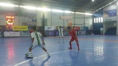 Pertandingan Liga Futsal Nusantara atau LINUS Tujuh Kalimantan Selatan 2024 di Borneo Indoor Futsal