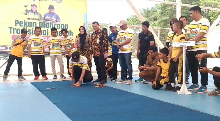 Portrada Kalsel tahun 2024 yang berlangsung di Kabupaten HSS resmi dibuka oleh Pj Bupati Hermansyah
