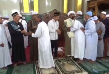 Sholat Id di Masjid Agung Al-Munawwarah Kota Banjarbaru
