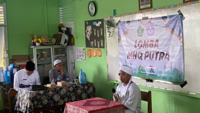 kegiatan pentas Pendidikan Agama Islam (PAI) di SDN Telaga Biru 1