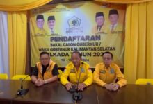 DPD Partai Golkar Provinsi Kalimantan Selatan telah membuka pendaftaran bakal calon gubernur dan wakil gubernur Provinsi Kalsel