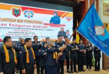 Pelantikan kepengurusan DPD Apersi Kalimantan Selatan periode 2024-2028.