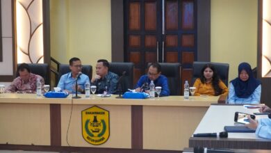Pemko Banjarmasin lakukan pertemuan dengan Indah Water Konsortium (IWK) Malaysia.