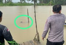 Penemuan mayat mengapung di Desa Keramat Sungai Tabuk