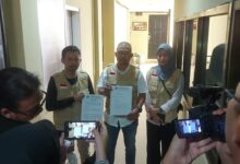 Kuasa hukum korban rudapaksa terhadap anak, Syamsul Khair dan tim, mendatangi Unit PPA Satreskrim Polresta Banjarmasin