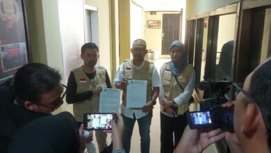 Kuasa hukum korban rudapaksa terhadap anak, Syamsul Khair dan tim, mendatangi Unit PPA Satreskrim Polresta Banjarmasin