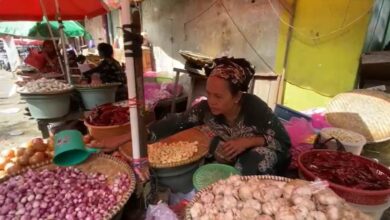 harga bawang merah di pasaran jelang Idul Adha terpantau stabil
