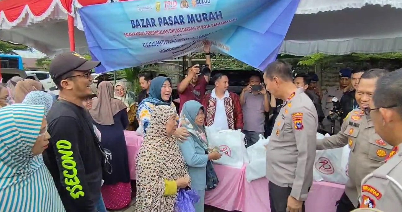 pada HUT Ke-78 Bhayangkara, Polda Kalsel adakan kegiatan sosial